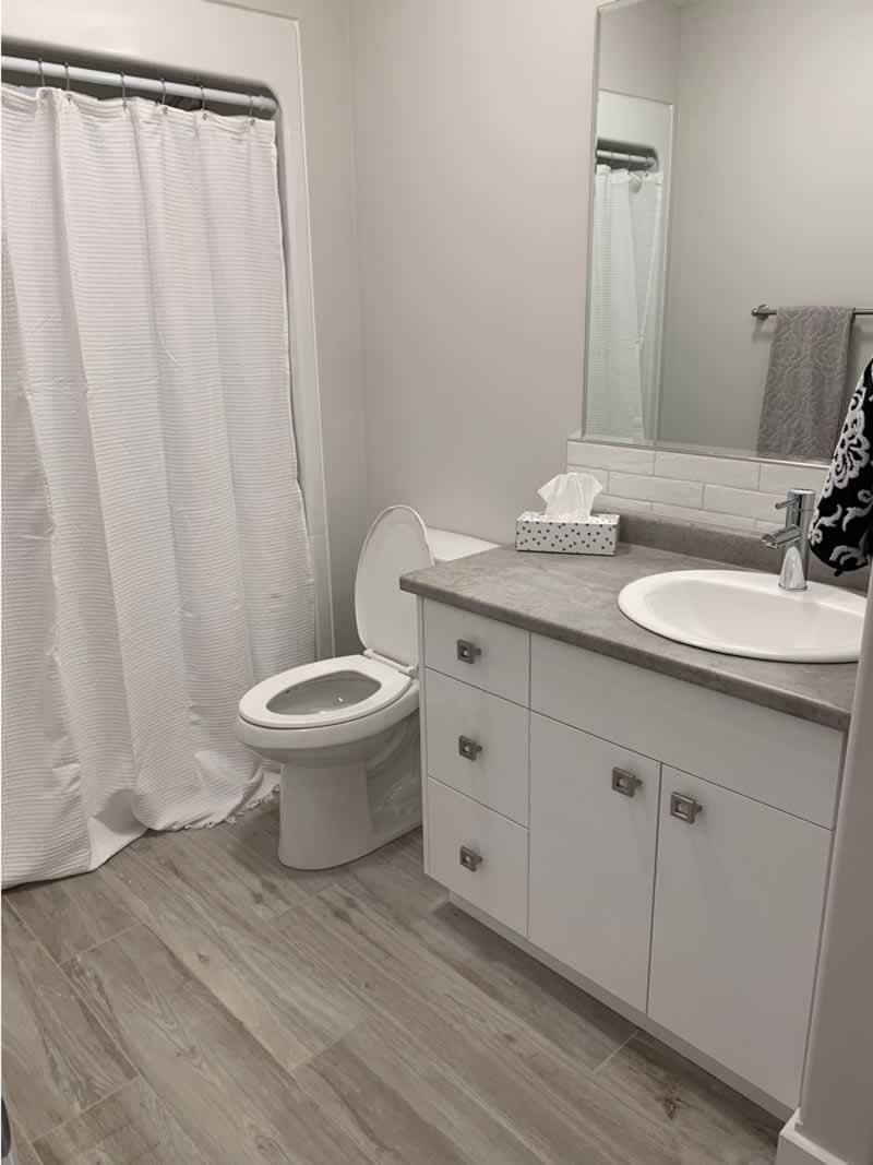 Condo Bathroom Property Development J. Corsi Developments Home Builder and House Construction Sudbury Ontario